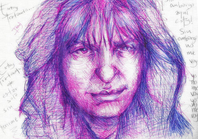 Retratos con bolígrafos